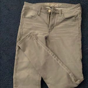 light grey american eagle jeans